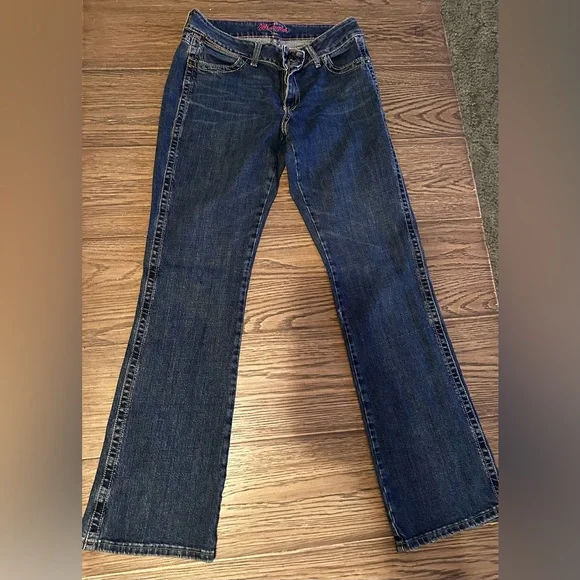 Wrangler Women's Dark Blue Boot Cut Jeans - Picture 5 of 6